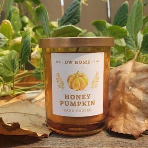 DW Home Honey Pumpkin Candle Hand Poured